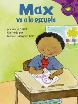 cover image of Max va a la escuela